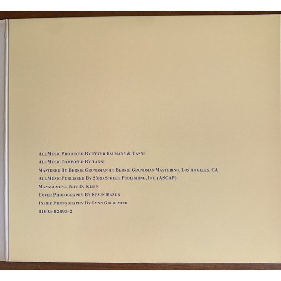 Yanni In Celebration of Life CD 1991 Santorini Sand Dance Someday Looking Glass - Picture 5 of 6